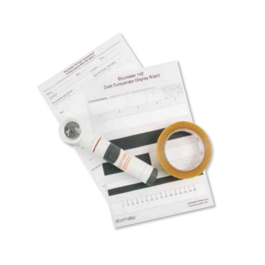 Elcometer 142 ISO 8502-3 灰尘胶带检测套装